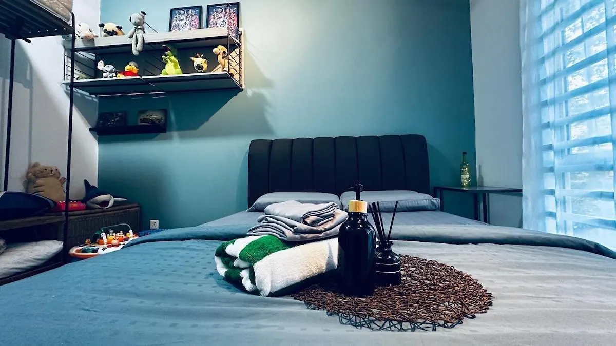 Johor Big & Cozy Home, Easy Parking, 2Rooms, Fast Wifi 조호르 바루 0*,