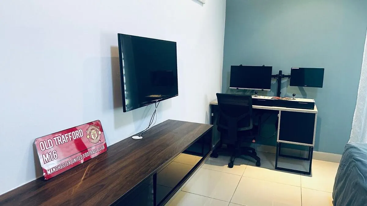 아파트 Johor Big & Cozy Home, Easy Parking, 2Rooms, Fast Wifi 조호르 바루