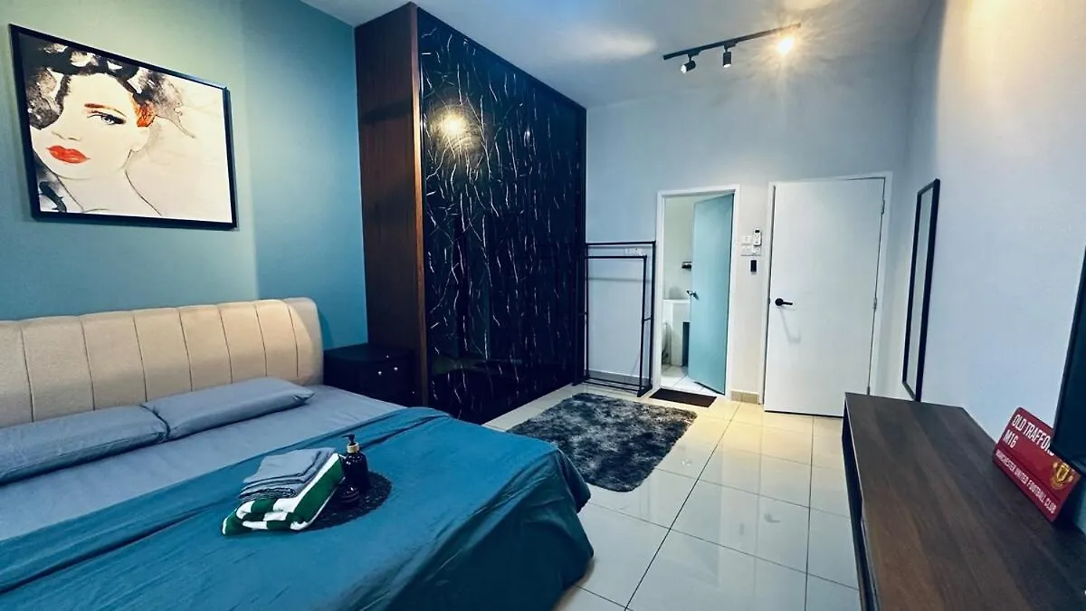 아파트 Johor Big & Cozy Home, Easy Parking, 2Rooms, Fast Wifi 조호르 바루