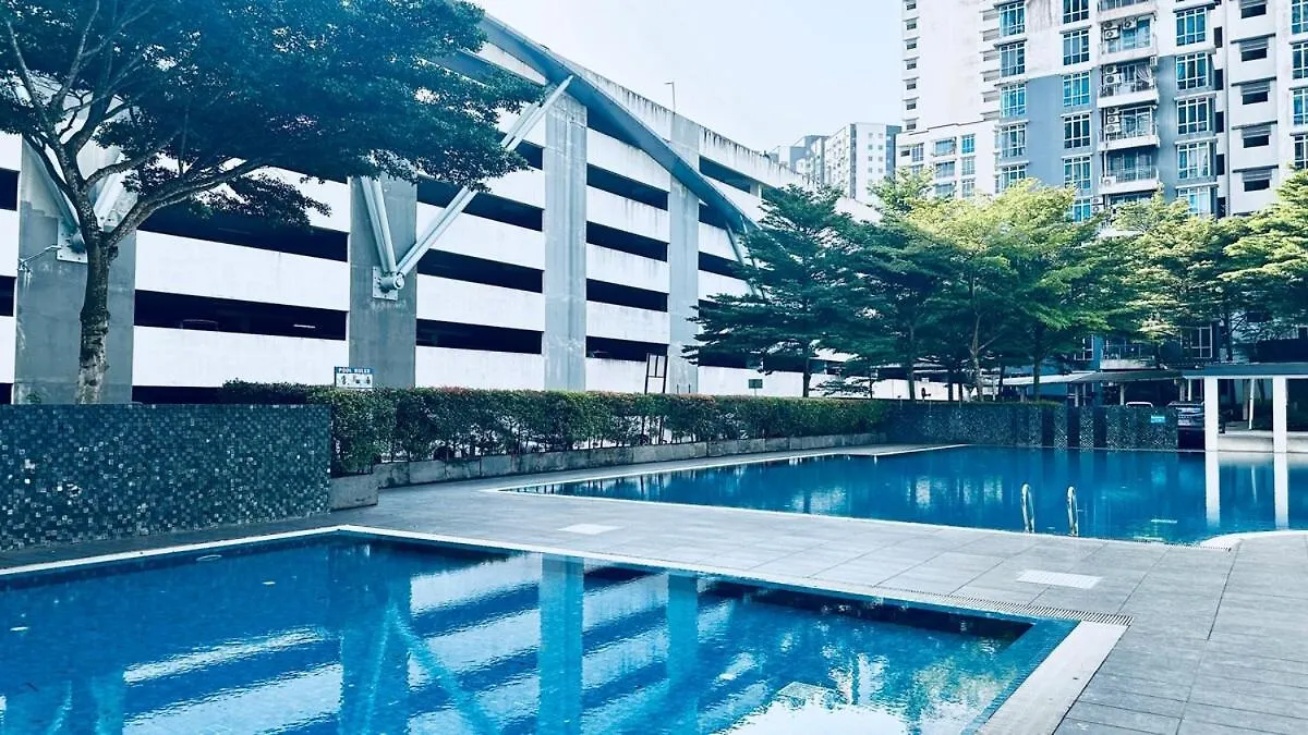 아파트 Johor Big & Cozy Home, Easy Parking, 2Rooms, Fast Wifi 조호르 바루 말레이시아