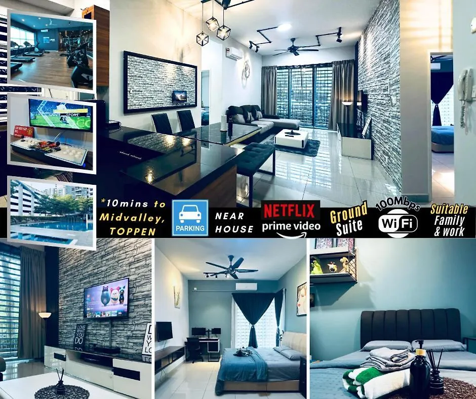 Johor Big & Cozy Home, Easy Parking, 2Rooms, Fast Wifi 조호르 바루
